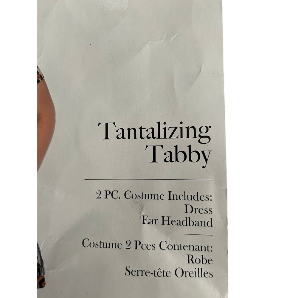 TANTALIZING TABBY ADULT COSTUME SIZE 1X/2X - Picture 4 of 5